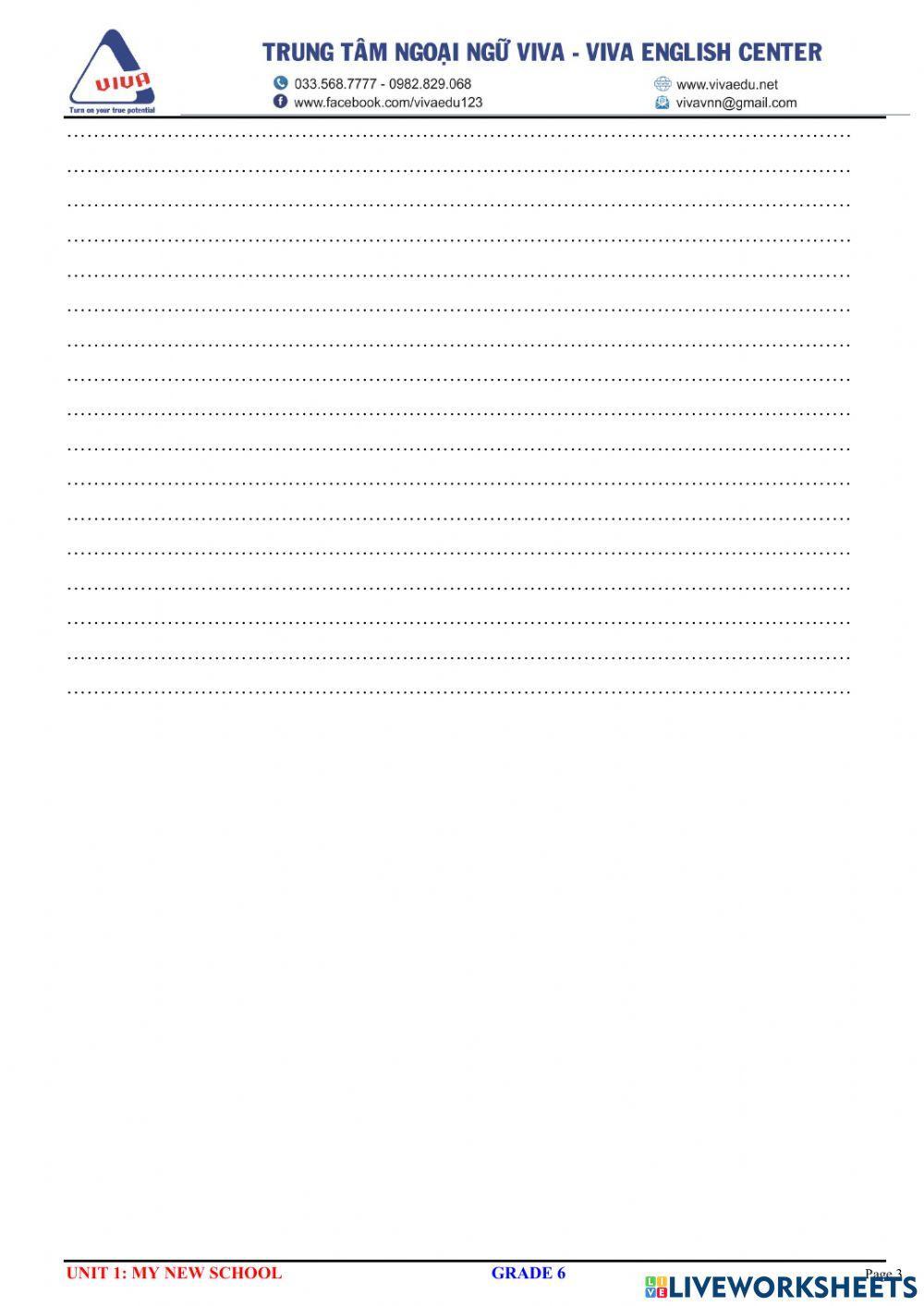 Unit 2- G6- Global- My house