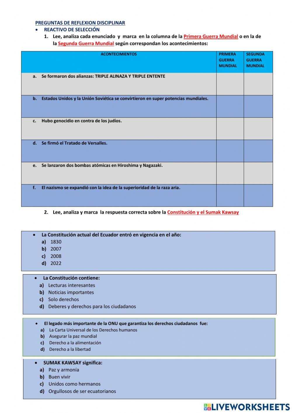 EXAMEN DEL SEGUNDO QUIMESTRE