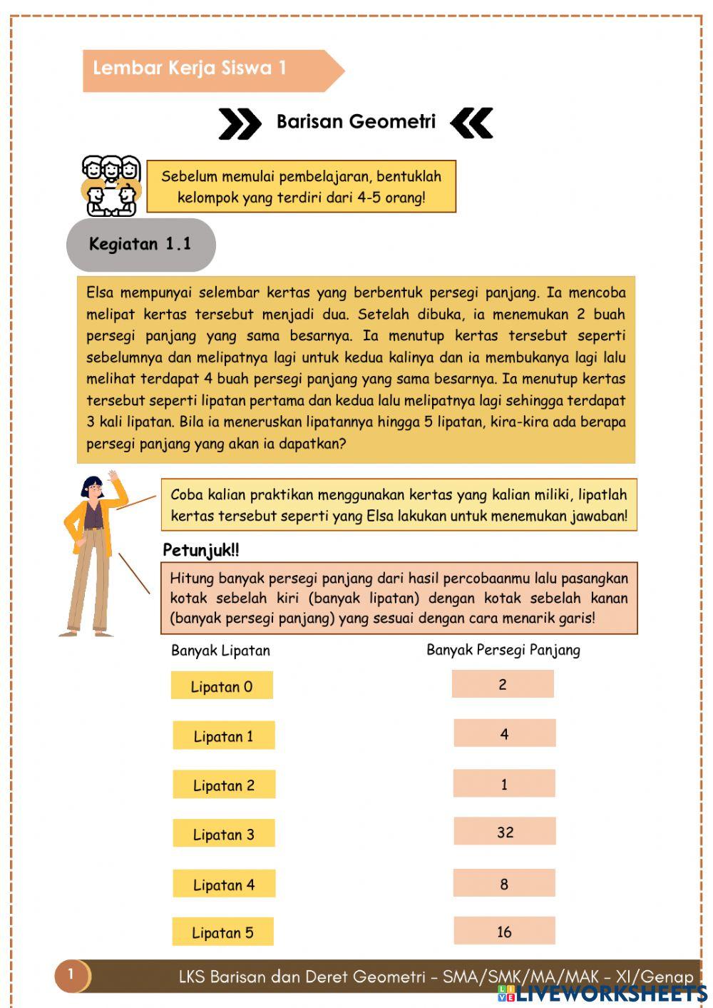LKS1 PBL Barisan Geometri