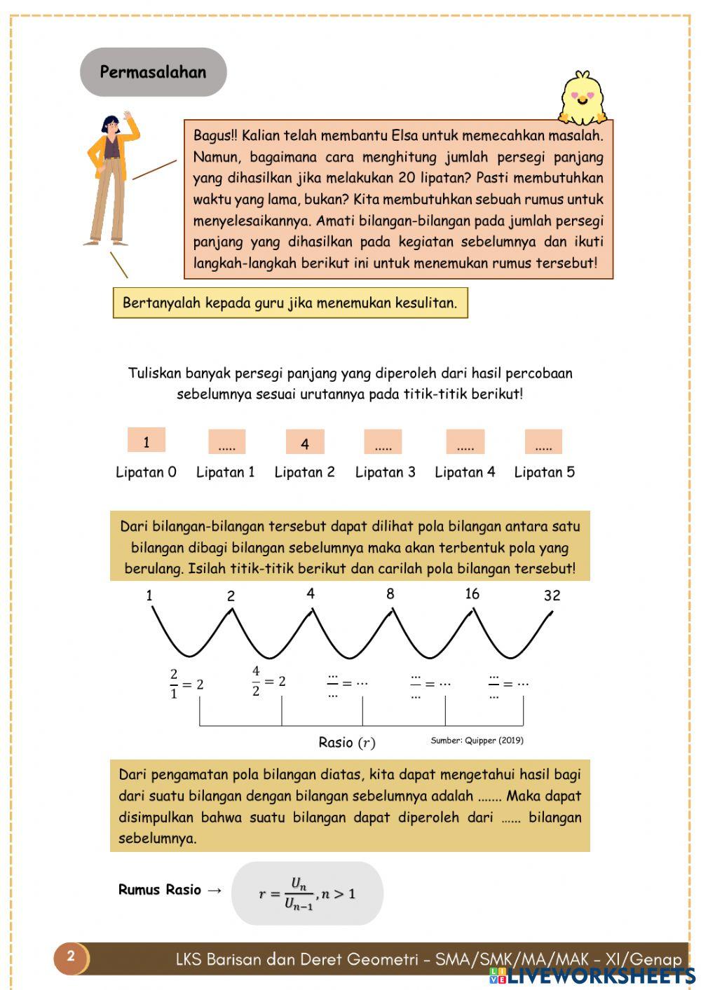 LKS1 PBL Barisan Geometri