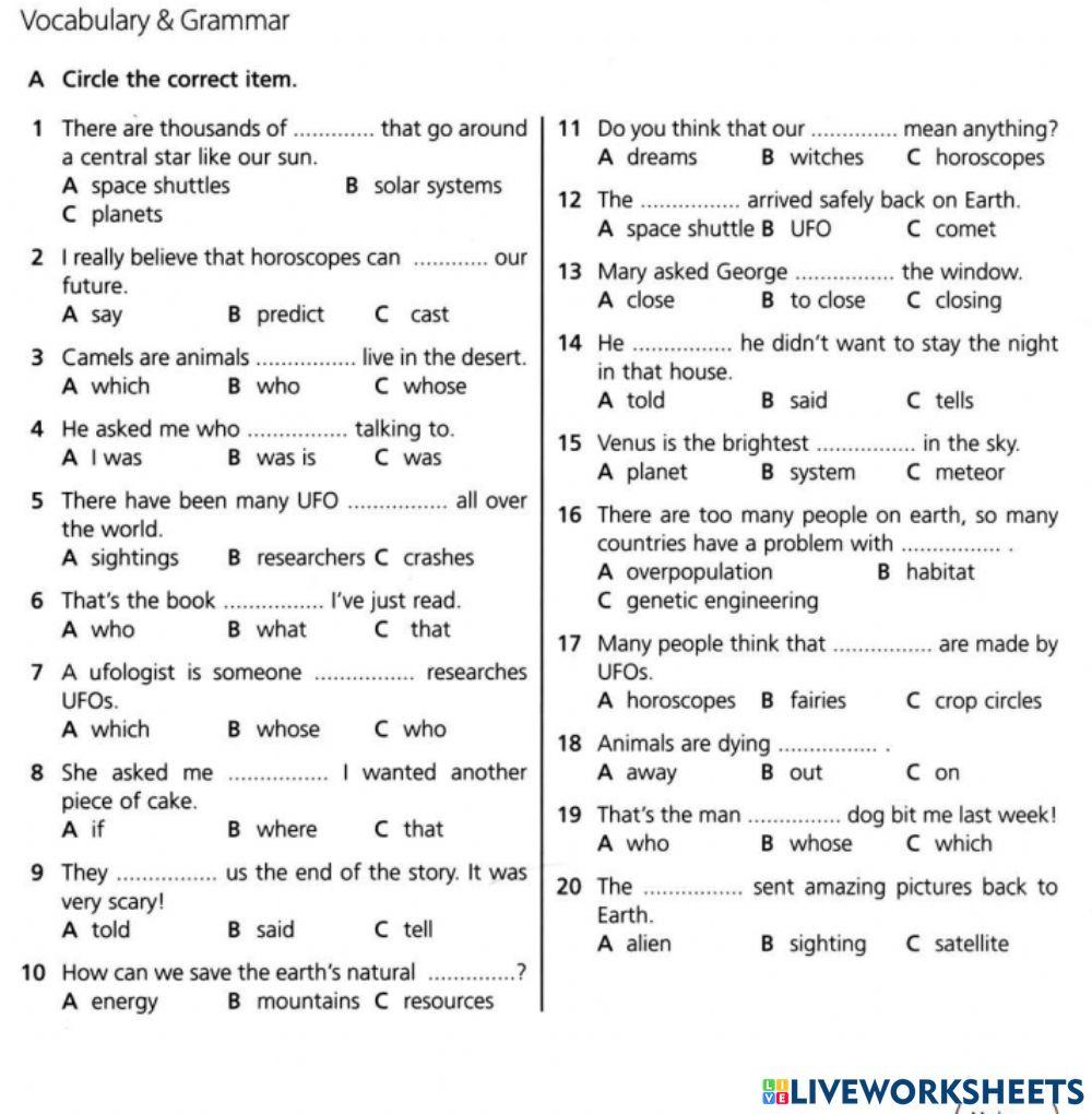 Test 10 elementary p.1