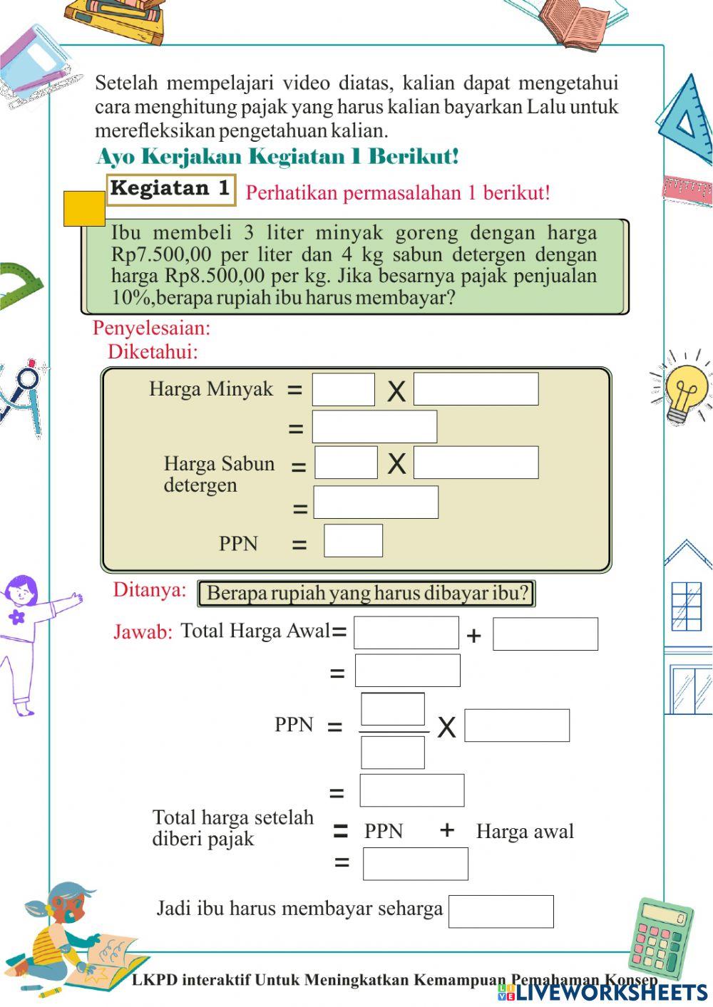 LKPD 3 ARITMATIKA SOSIAL