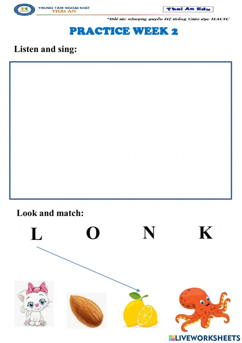 Aphabet practice week 2 (AC)