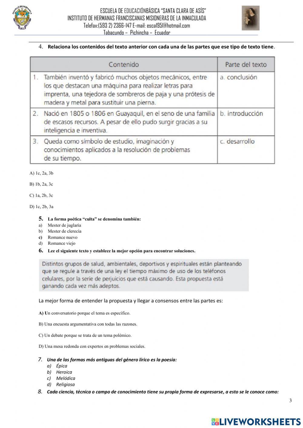 Examen 9no 2q