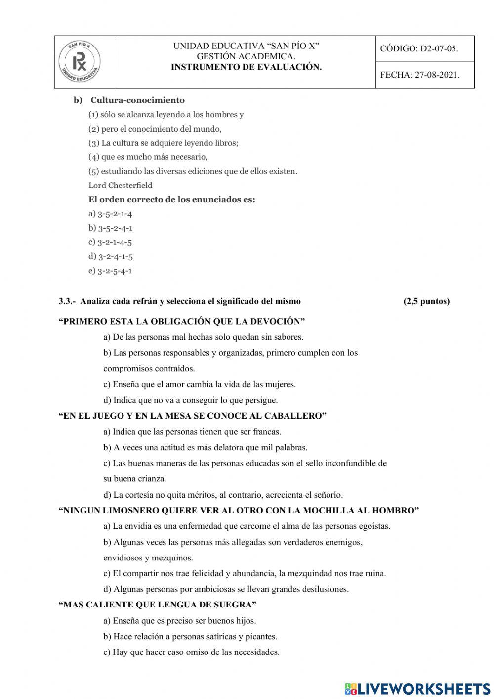 Desarrollo del pensamiento