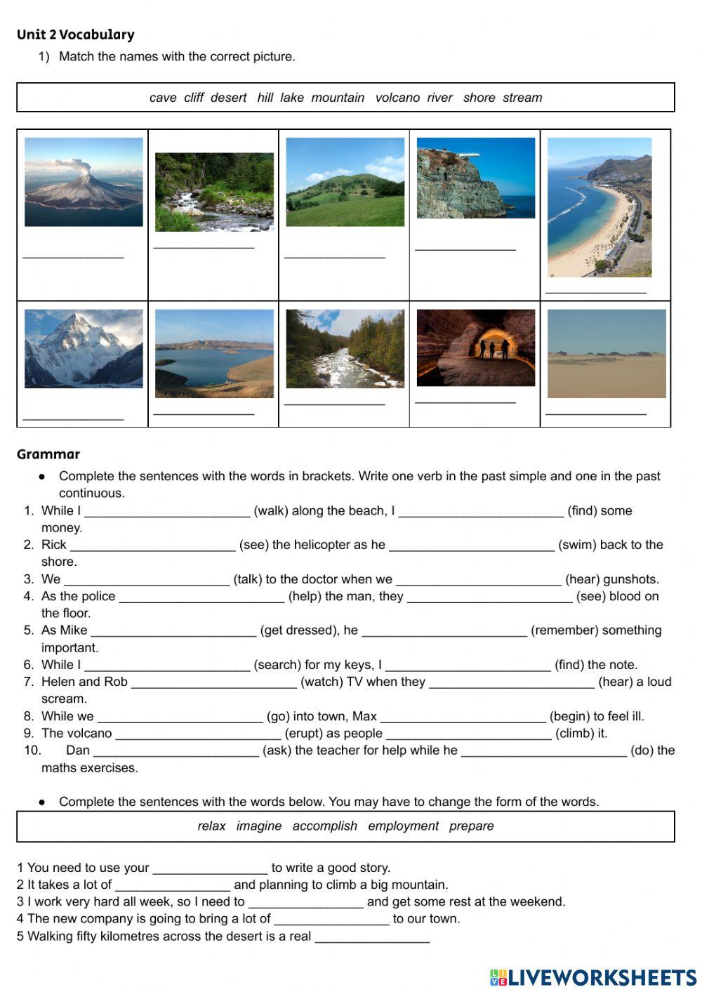 Review midhigh teens unit 2