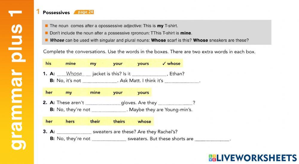 IC004 grammar plus 1