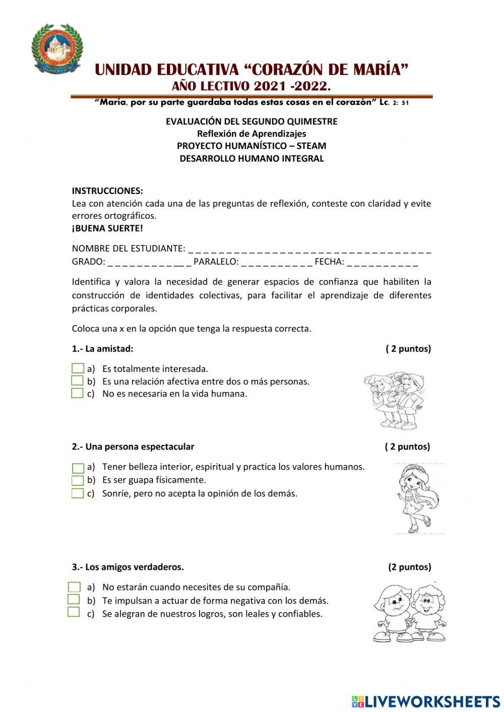 Evaluación DHI