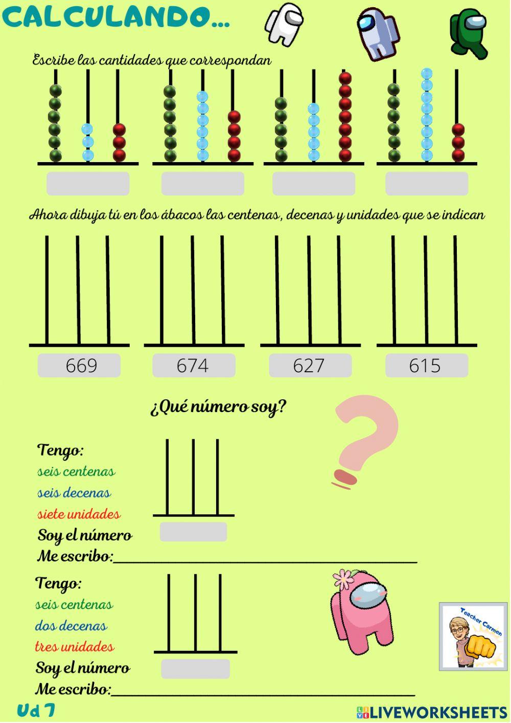 La centena hasta 699