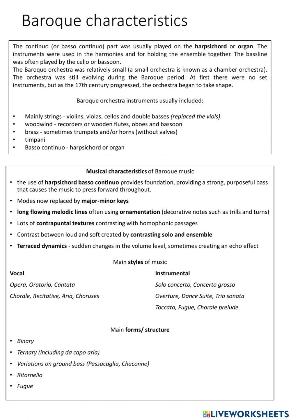 Adv Higher Mass Baroque