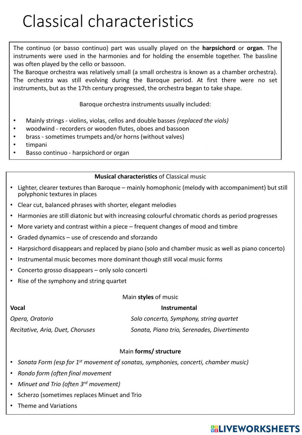 Adv Higher Mass Classical