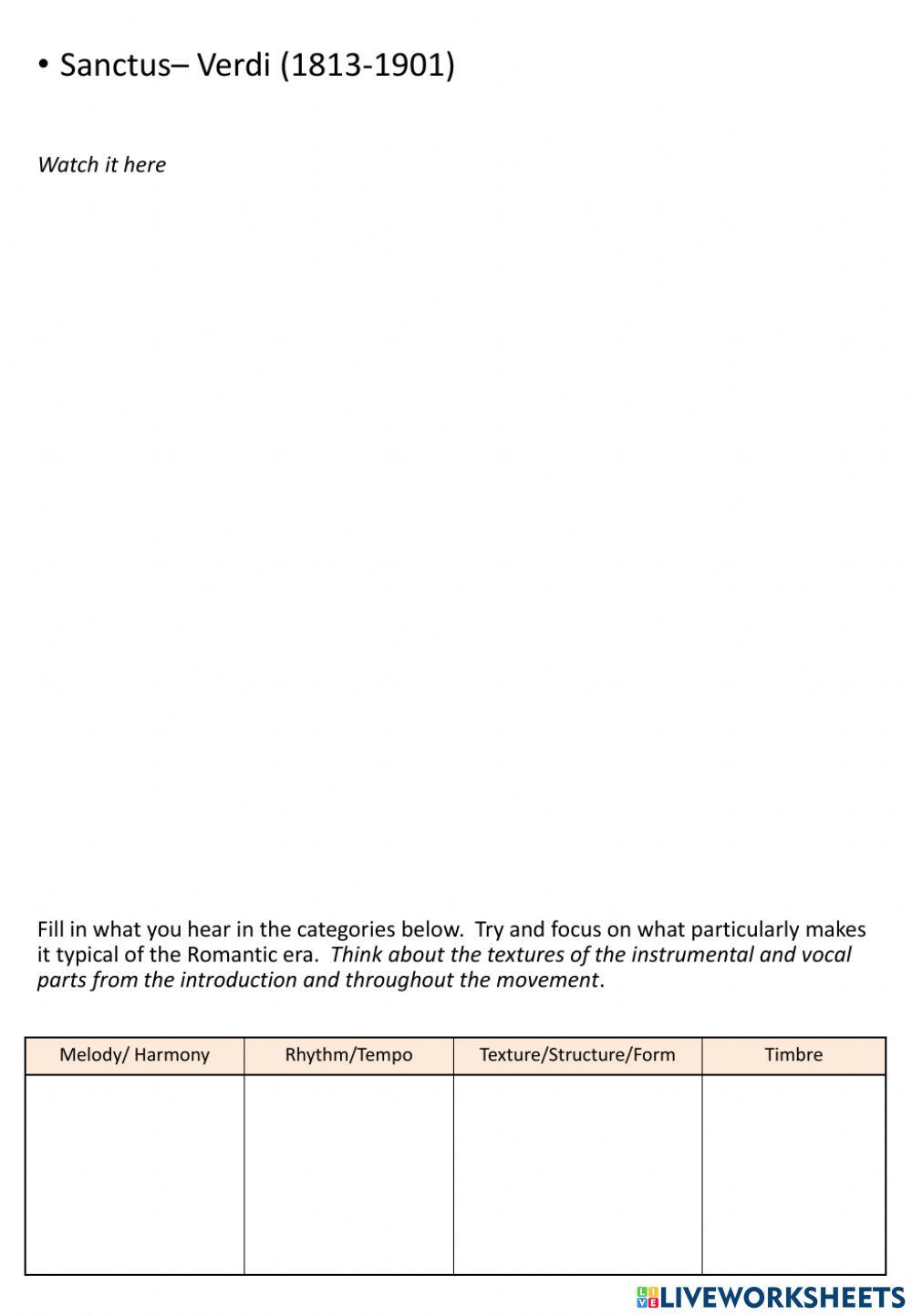 Adv Higher Mass Romantic