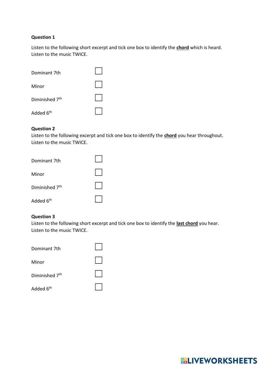 Higher Chords and Cadences