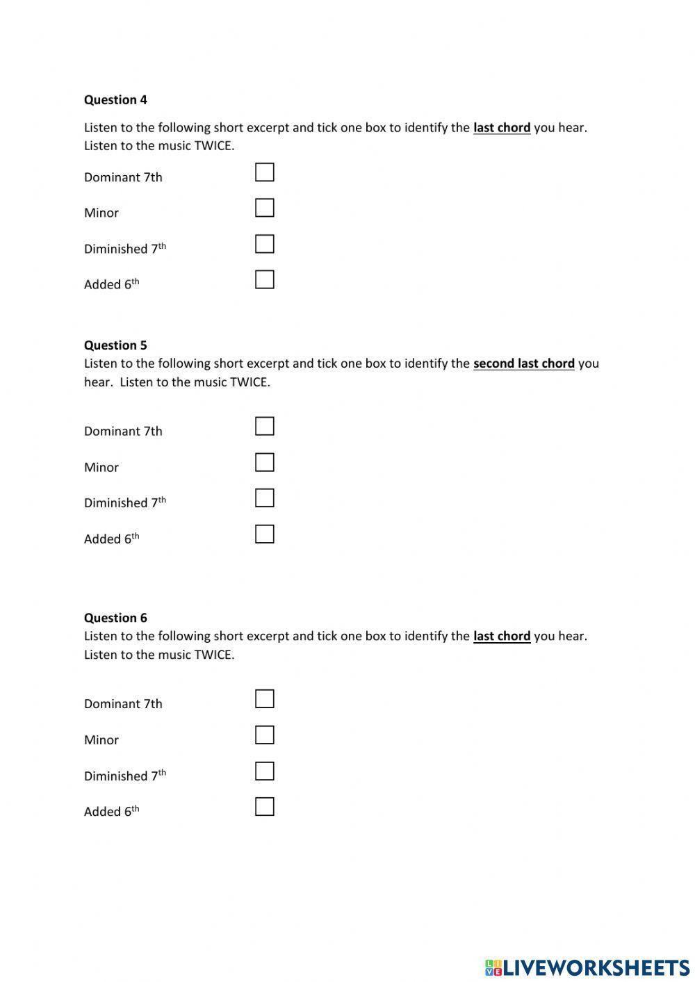 Higher Chords and Cadences