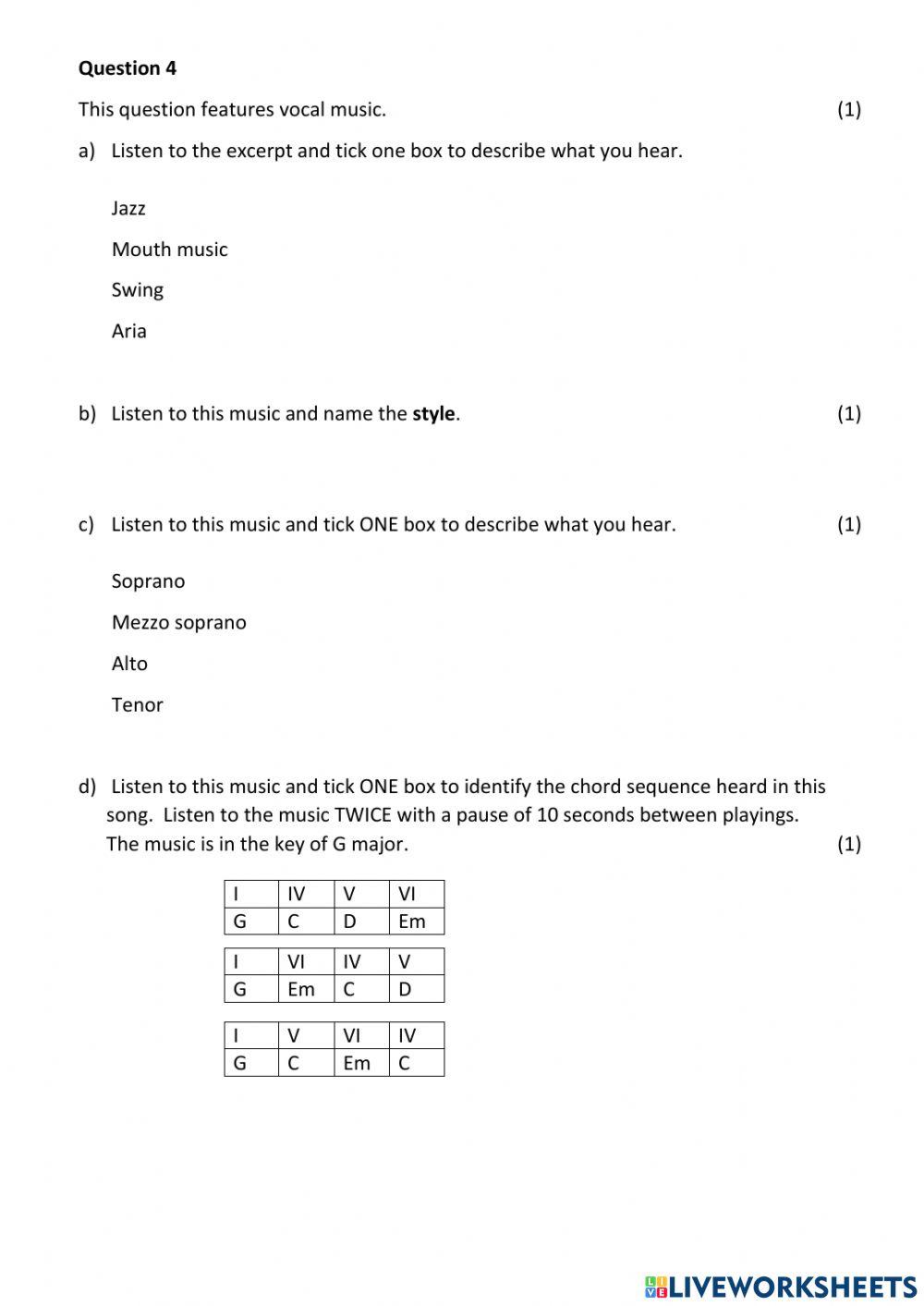 Nat 5 Specimen Paper 1