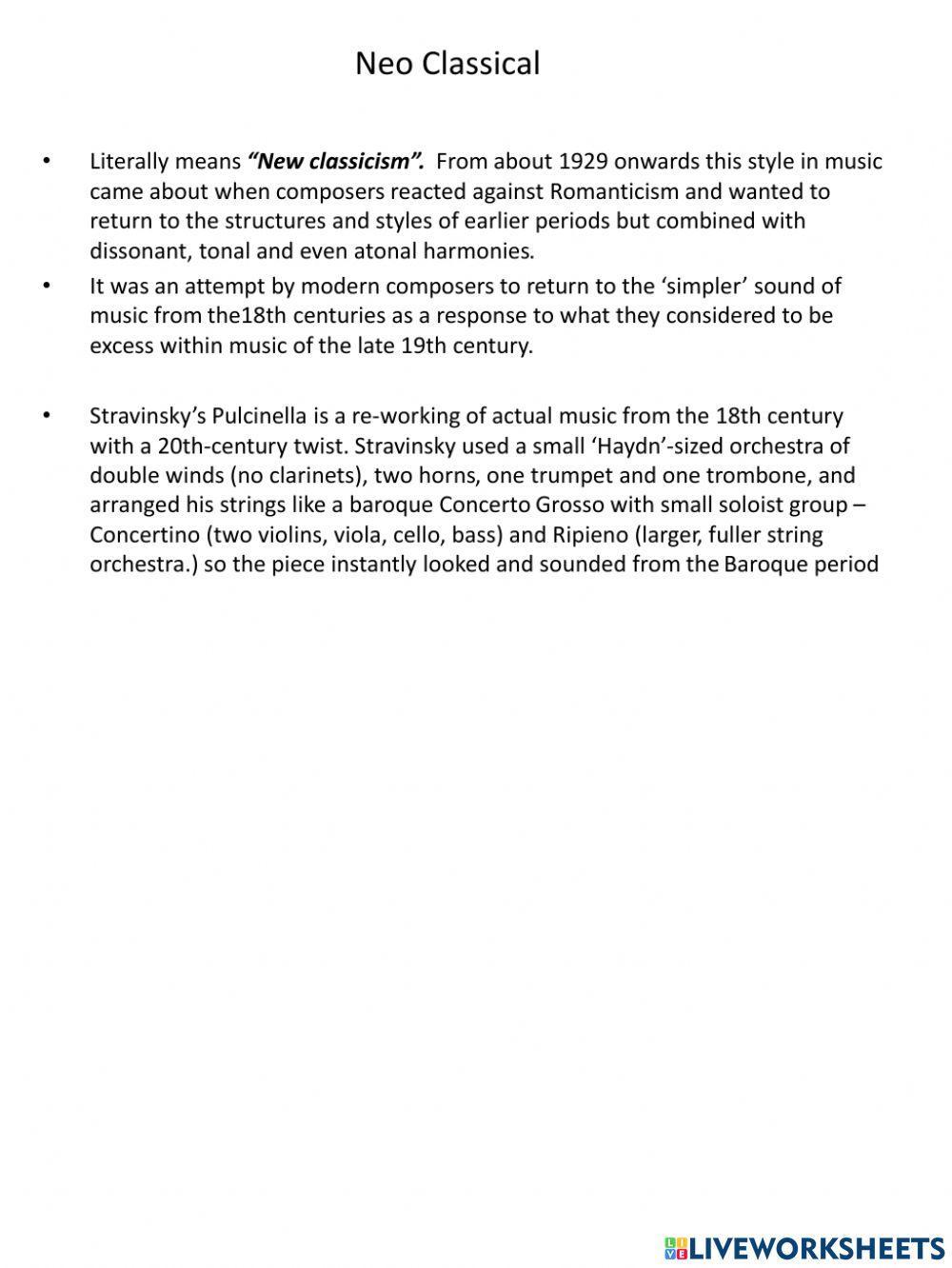 Twentieth Century Advanced Higher