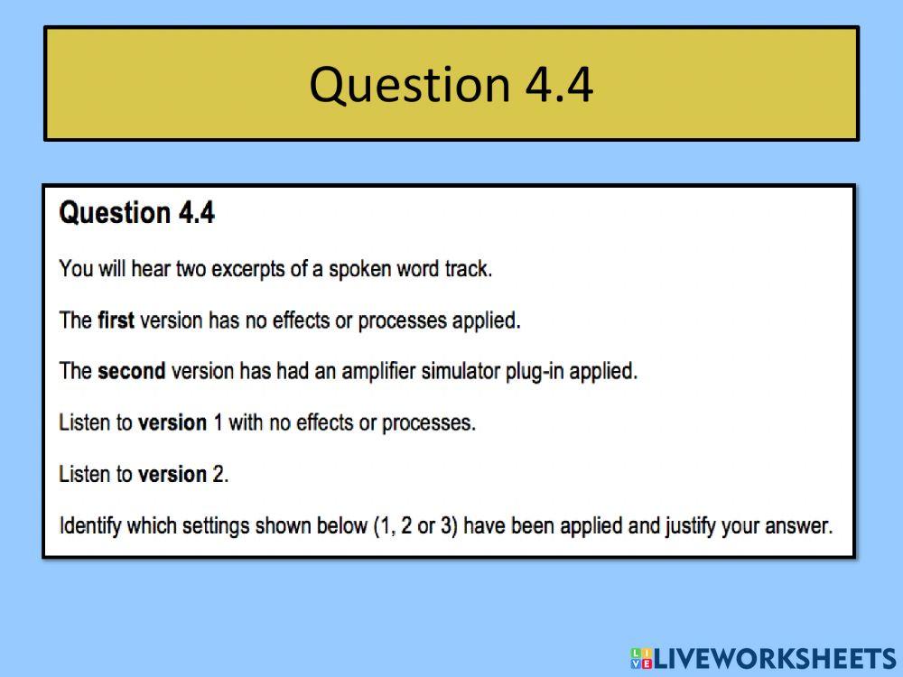 Higher Tech q4 effects and processes added