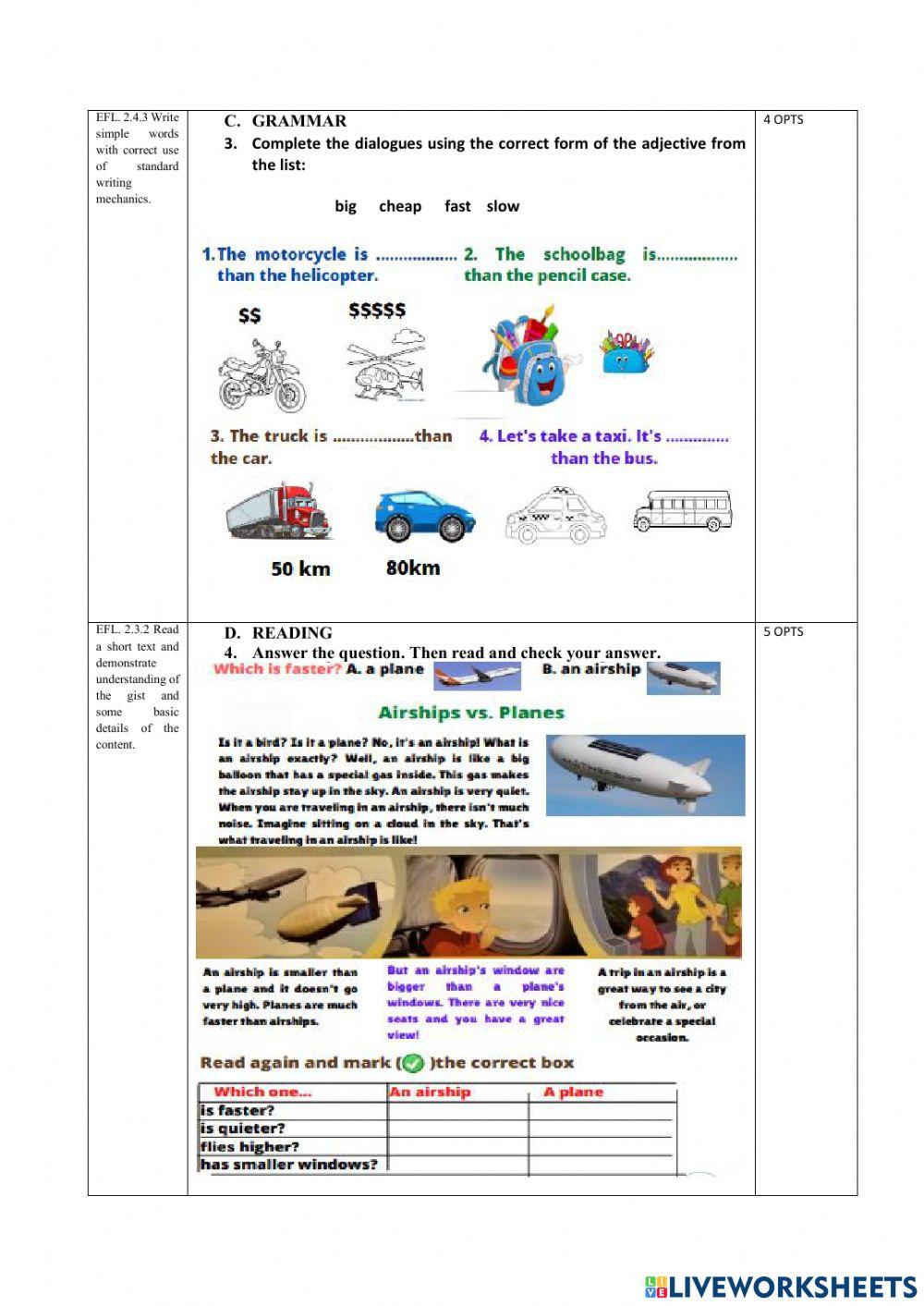 Differential Final Assessment 4EGB