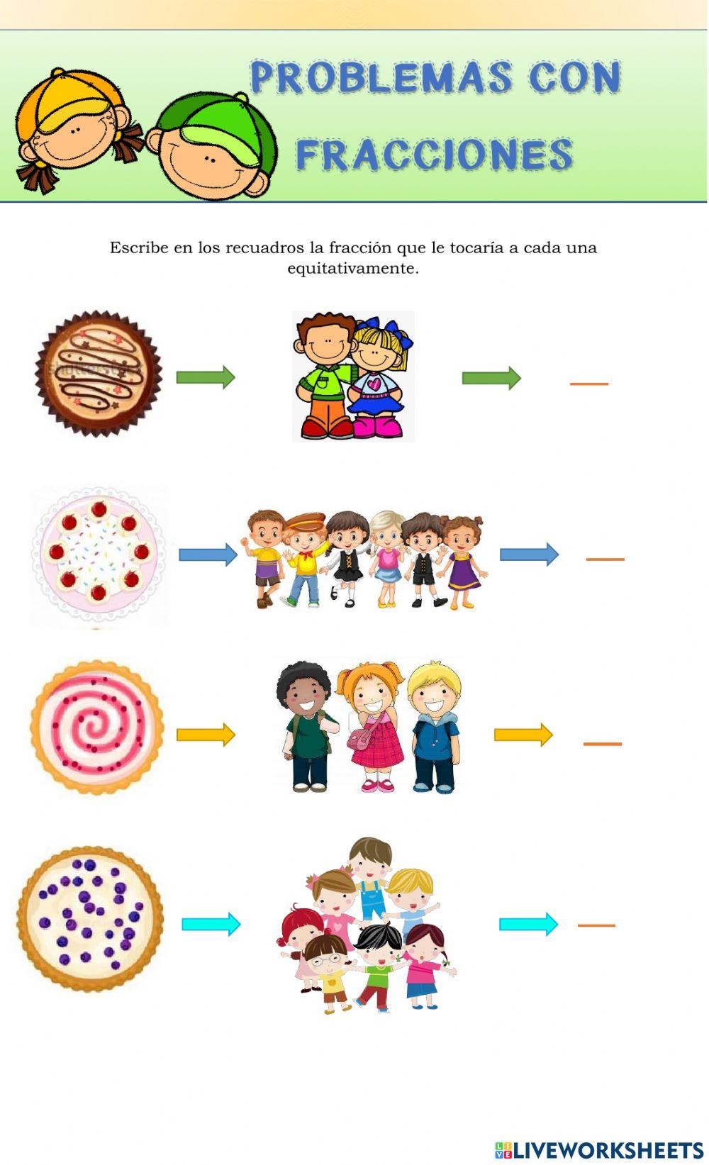Fracciones como parte - todo