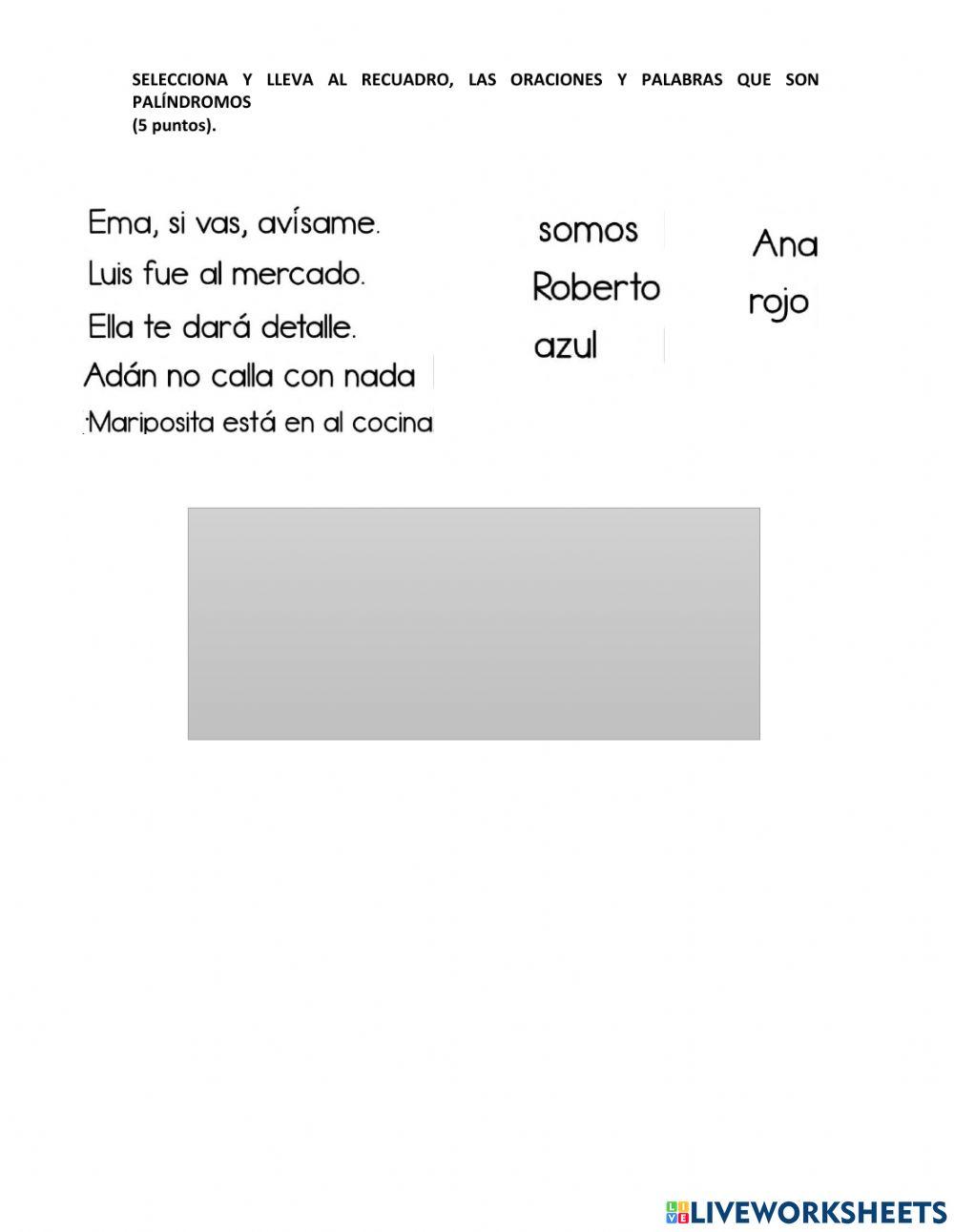 Examen Junio 2do Español Secundaria