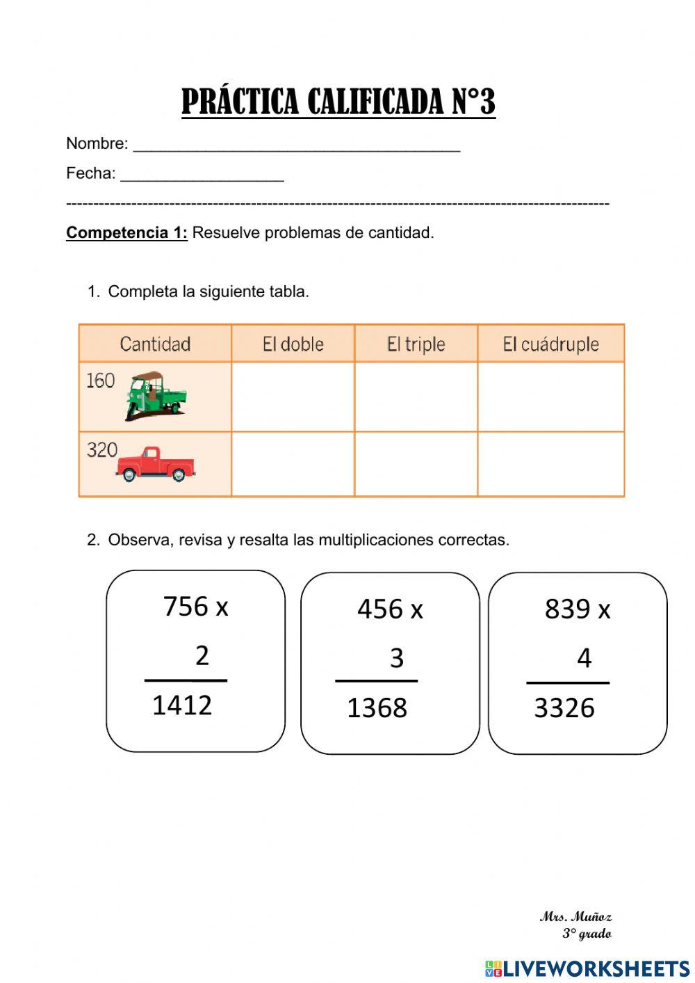 Práctica calificada