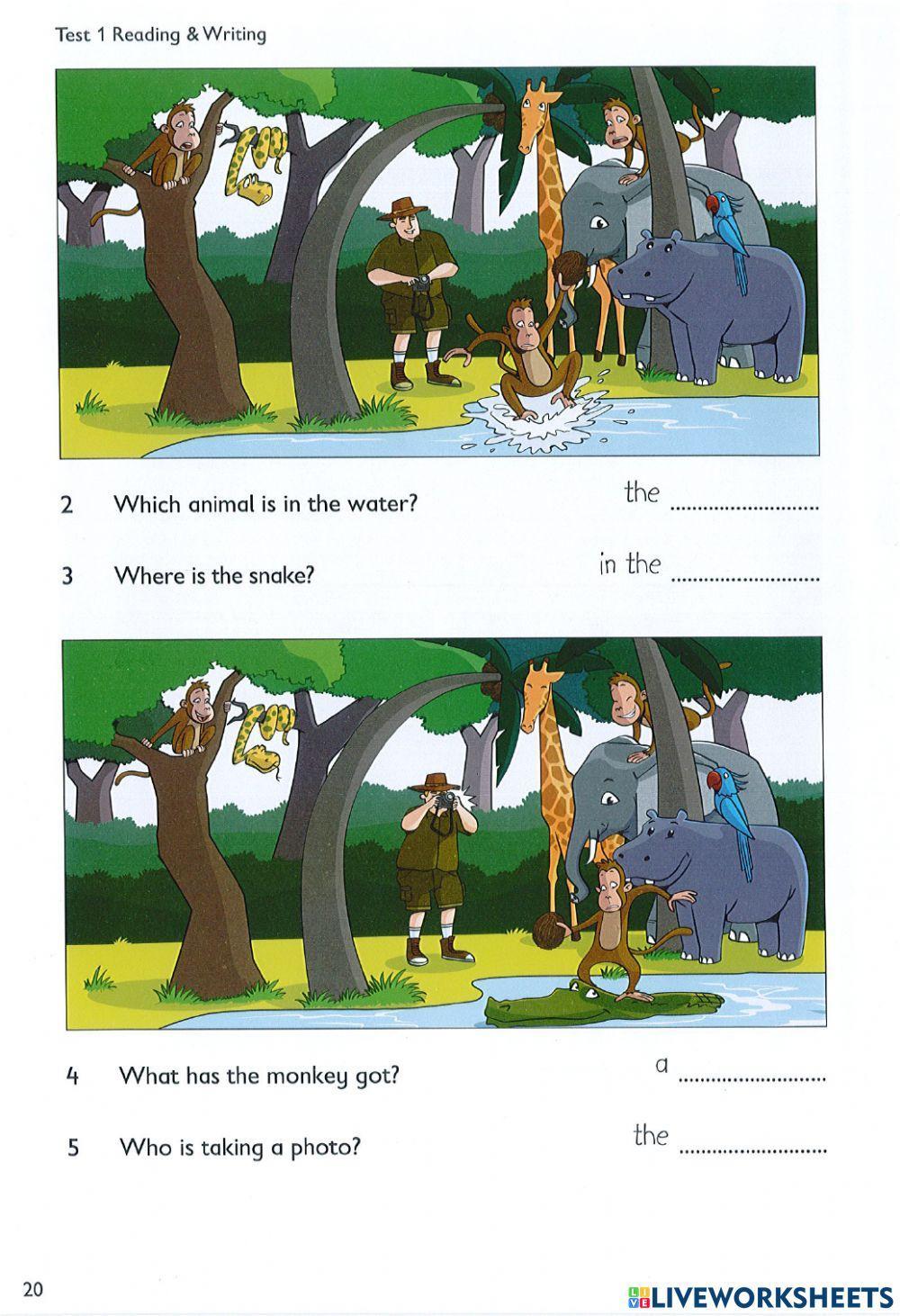 Pre starters test 1 R&W