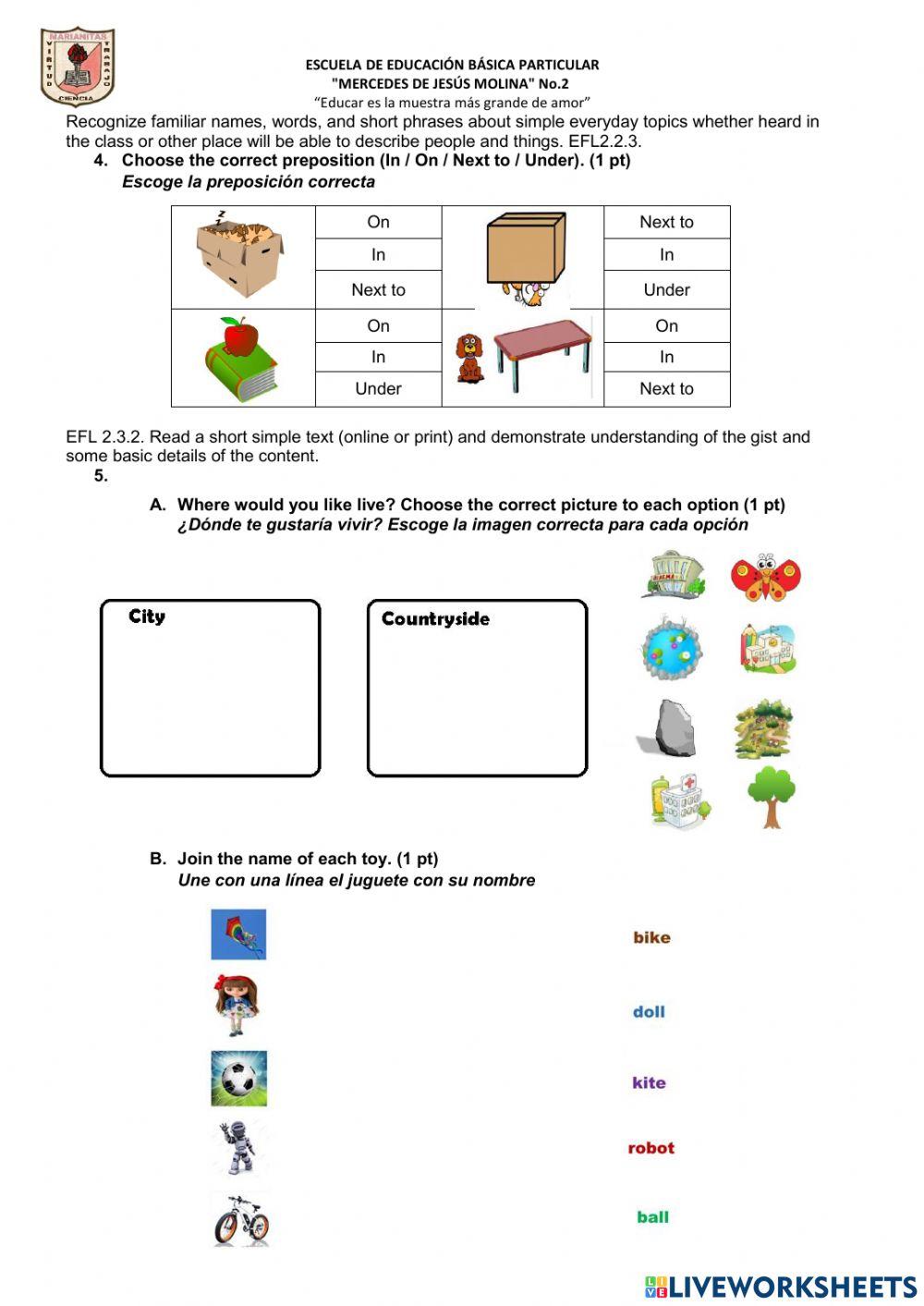Final test 3ero adaptación