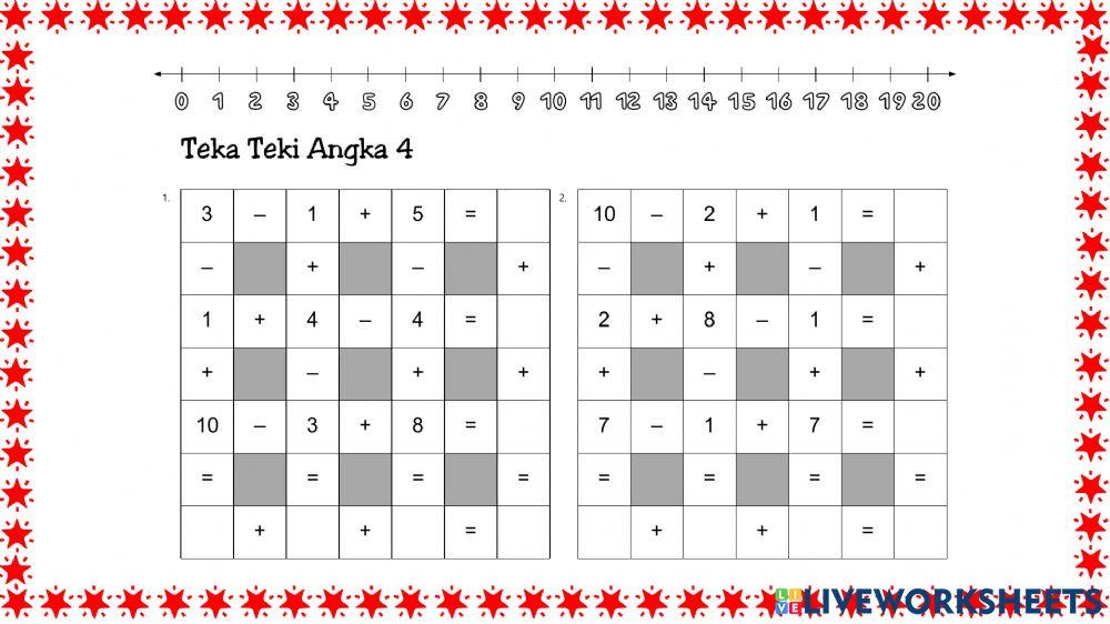 Teka Teki Angka - 4
