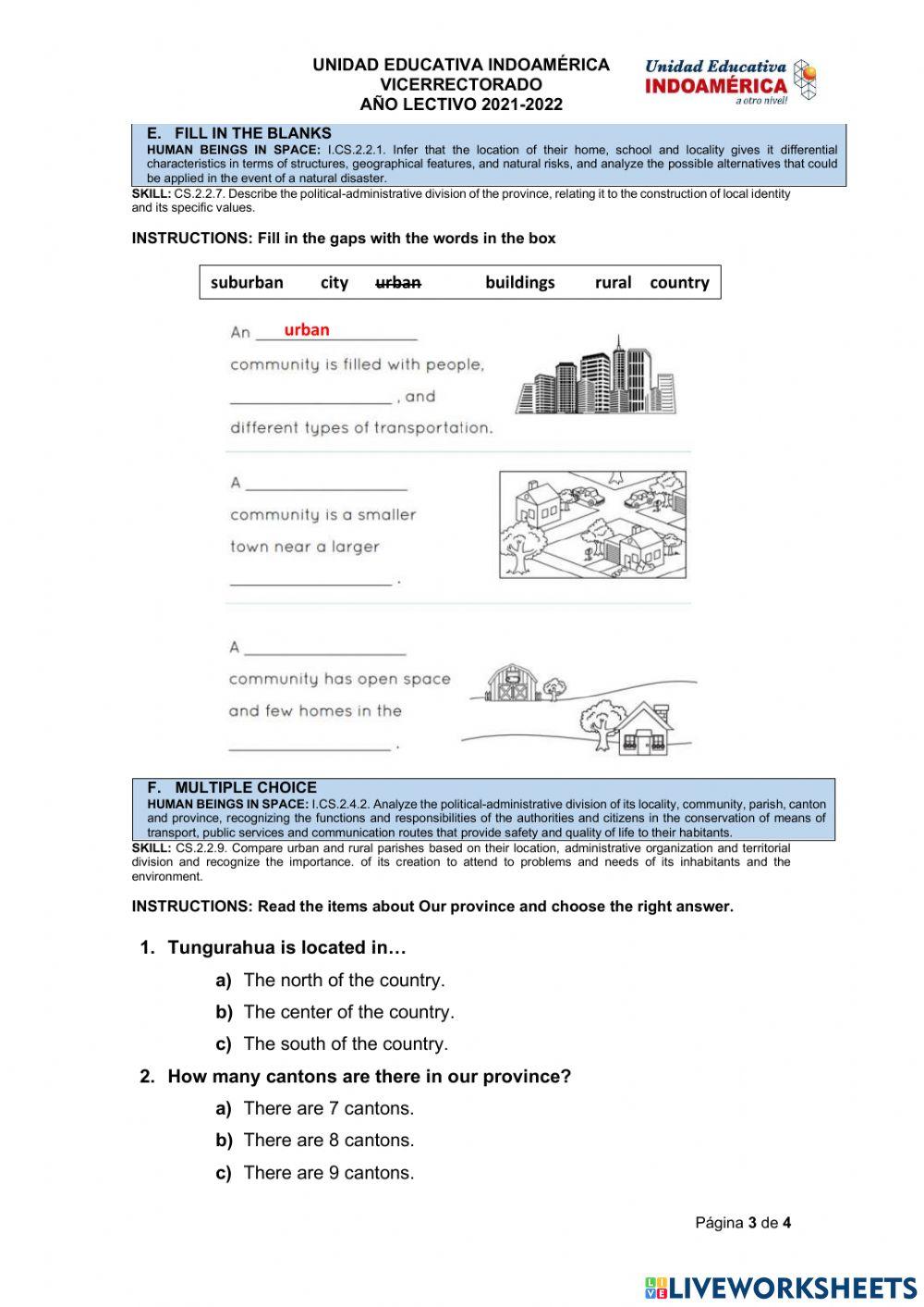 Quimestral evaluation