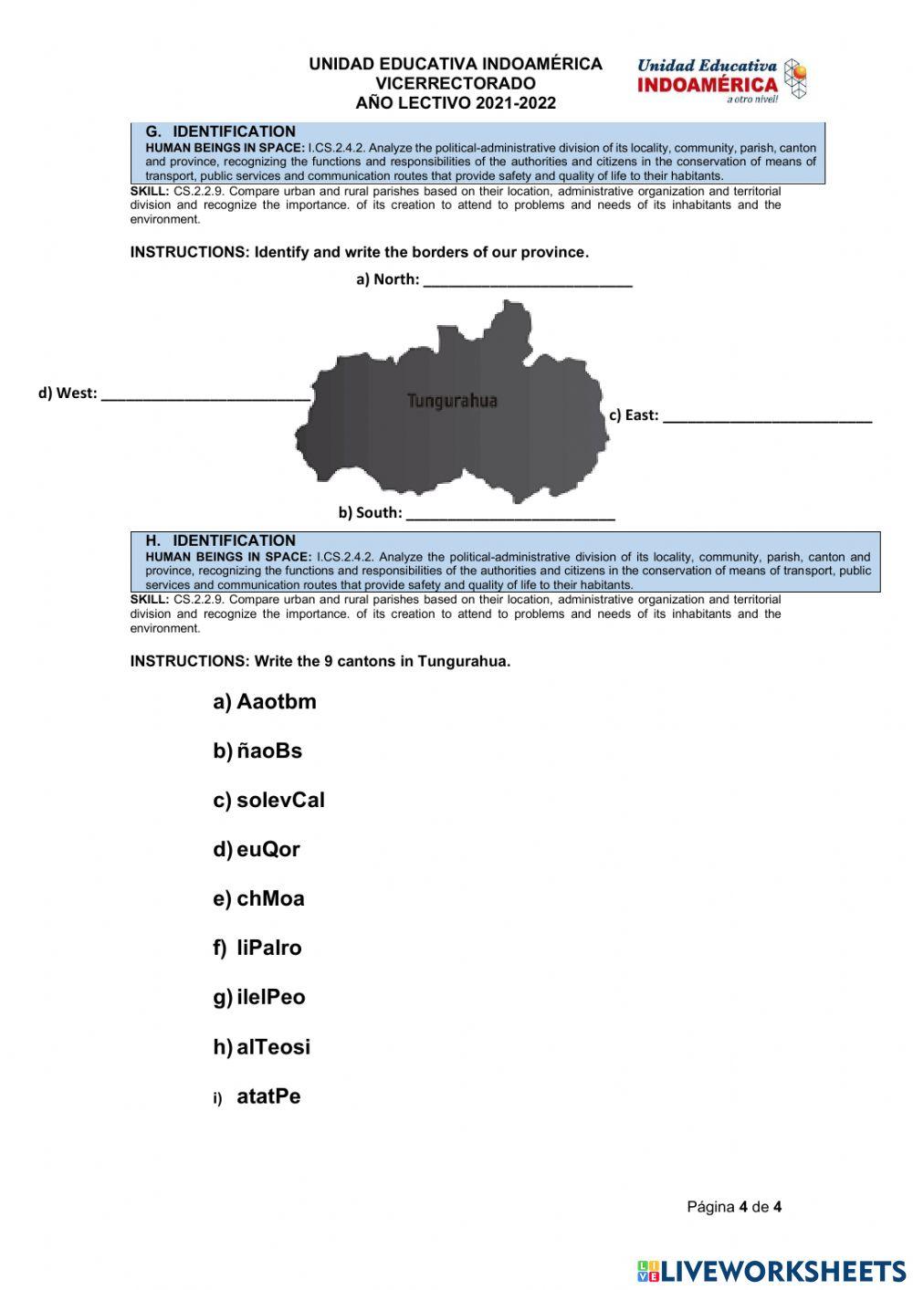 Quimestral evaluation