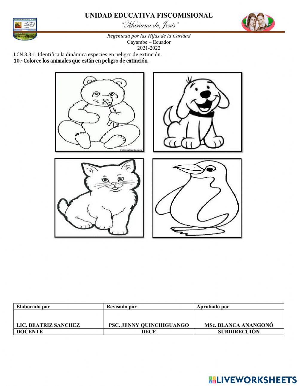 Evaluacion ciencias naturales