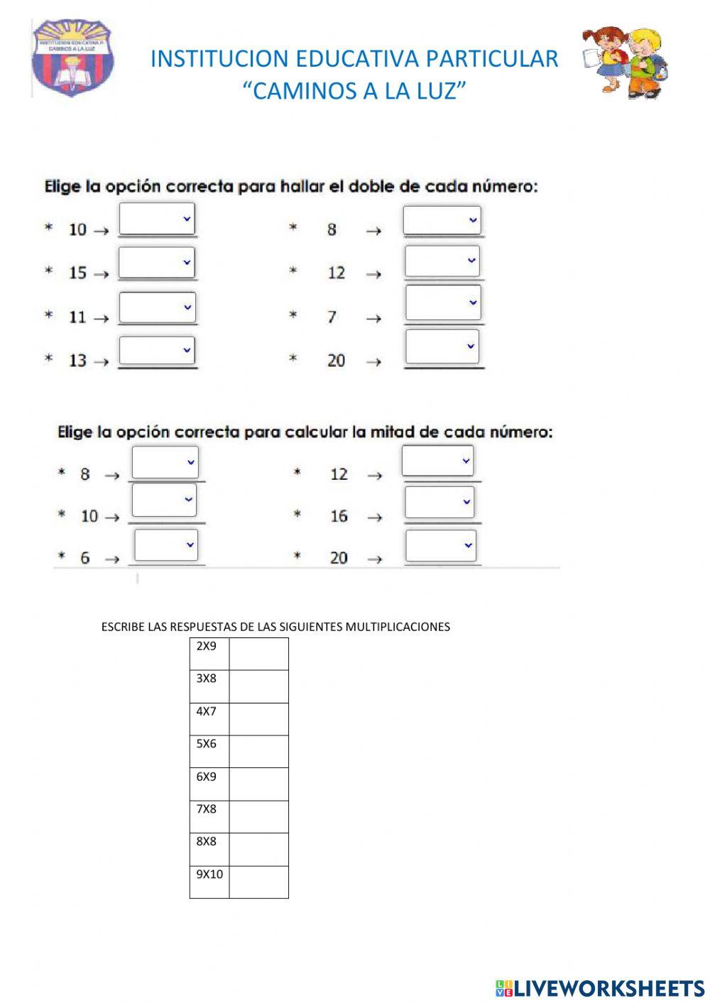 Evaluacion final tercer año