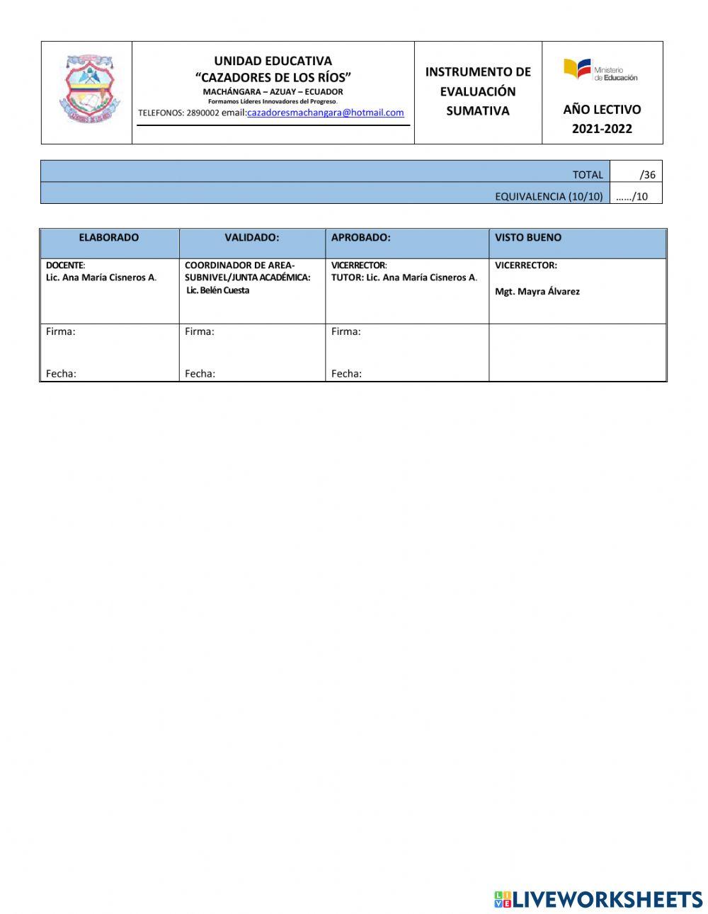 Examen de Estudios Sociales