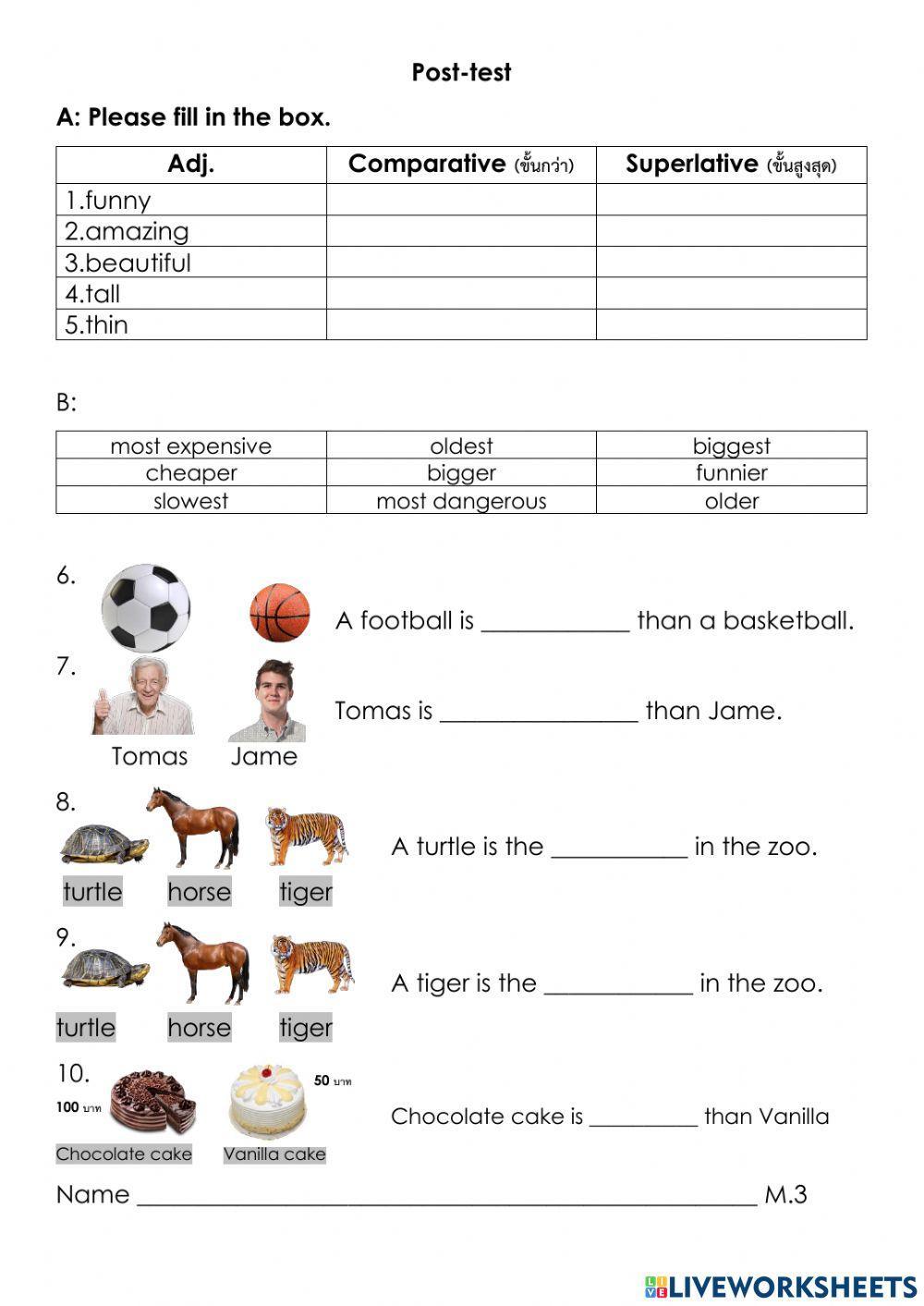 Compative Super test1