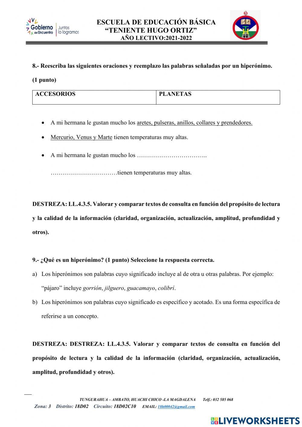 Evaluación 2P2Q 9NO