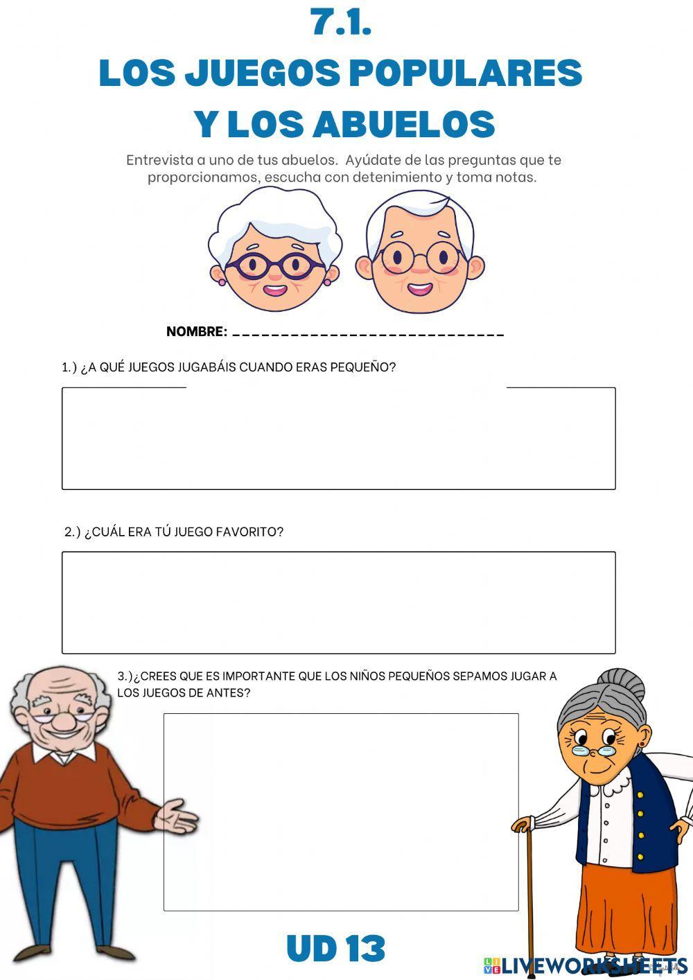 Sesión 7.1: Entrevista a un abuelo UD13