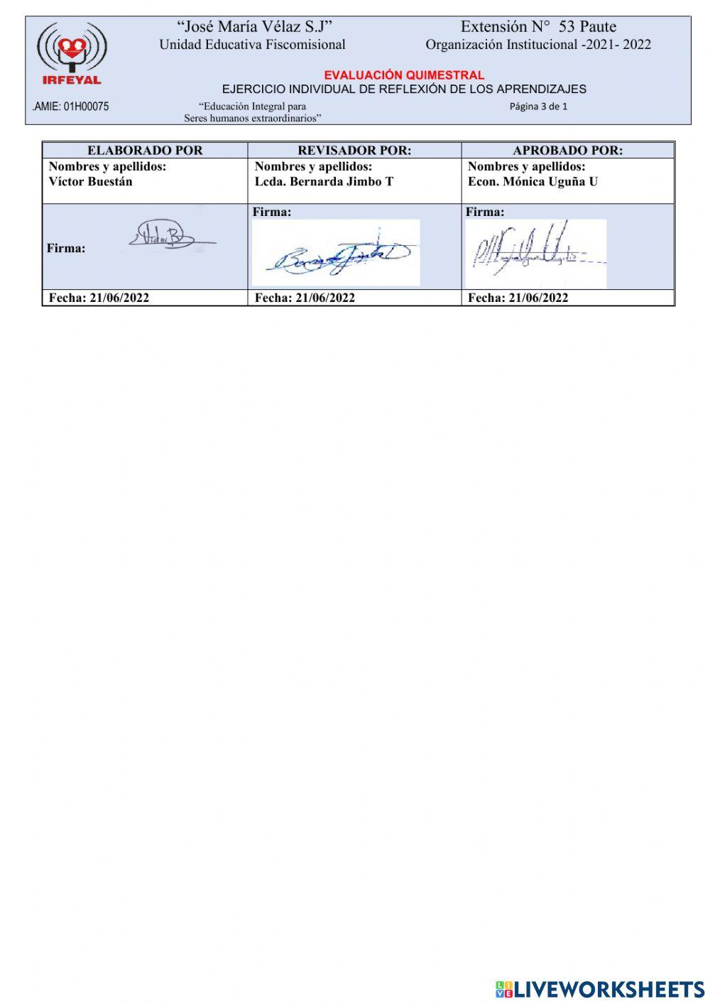 Examen de literatura