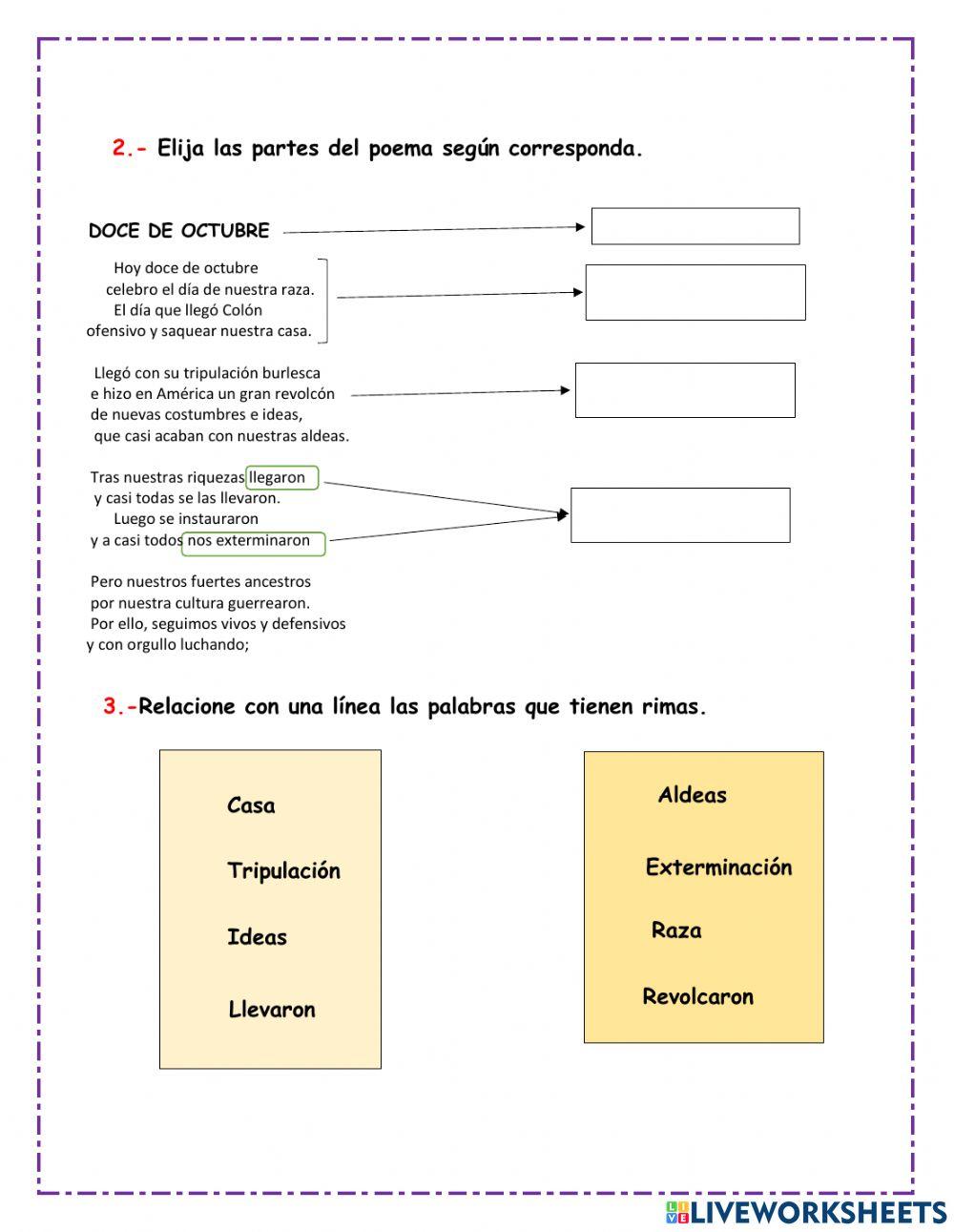 Evaluacion de lengua y literatura