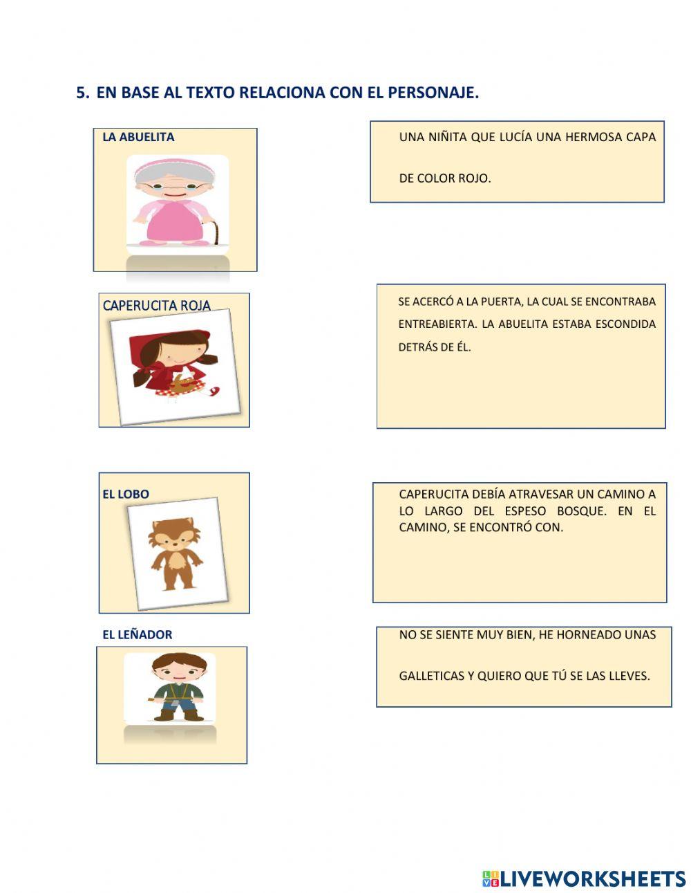 Lectura de la caperucita roja