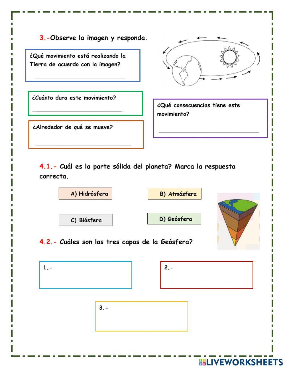 Evaluacion de ciencias