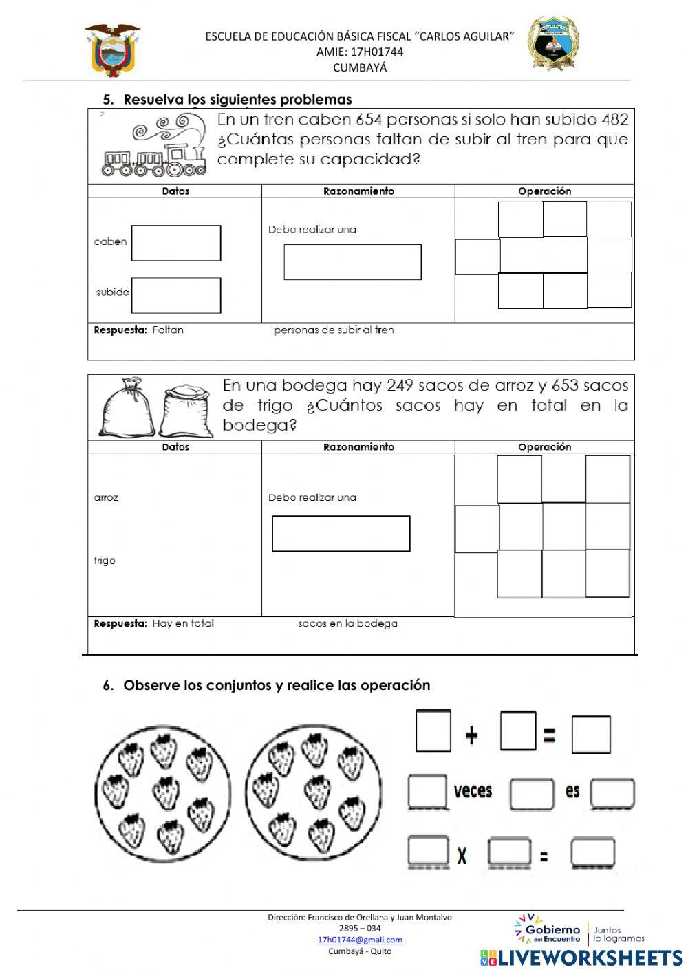 Evaluación Segundo Quimestre Matemática