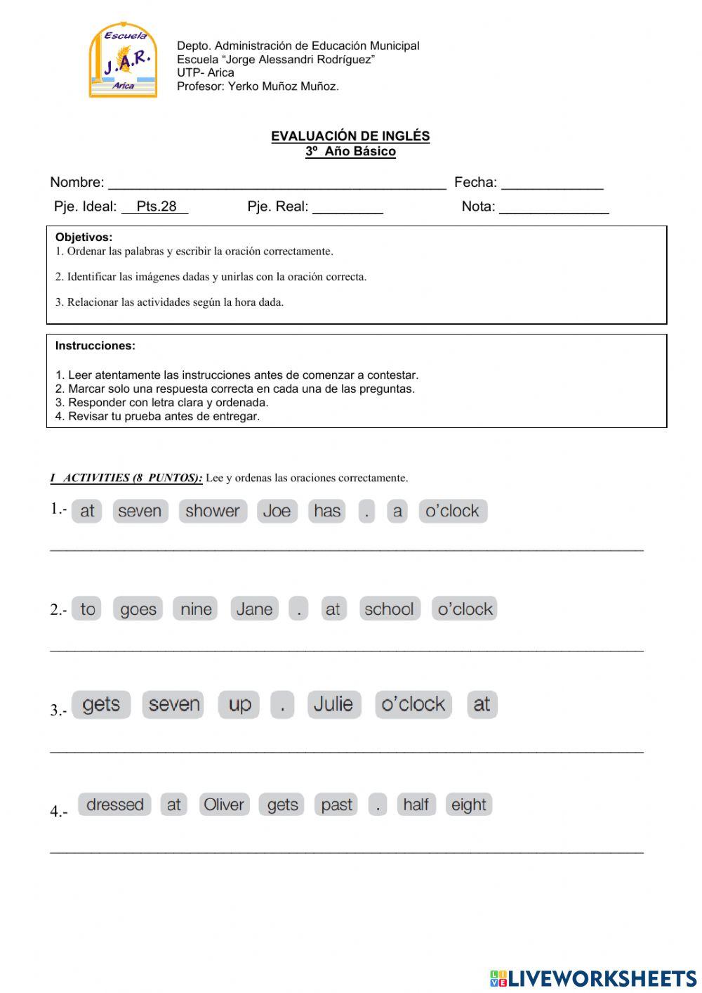 Evaluación Formativa III