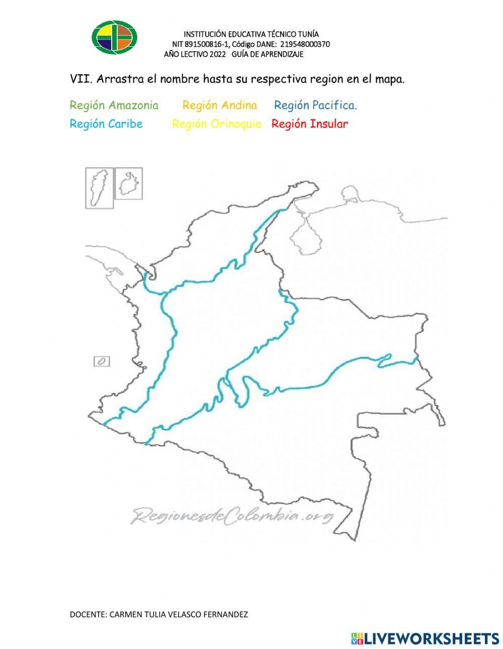 Regiones naturales de Colombia