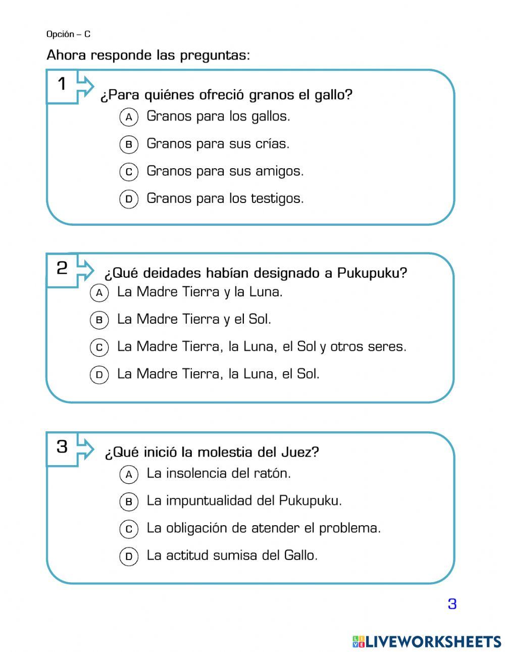 El Pukupuku y el Gallo
