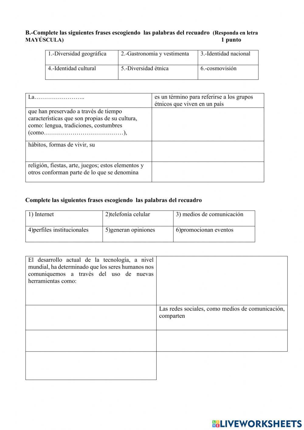 Examen de Segundo Quimestre de Educación para la Ciudadanía