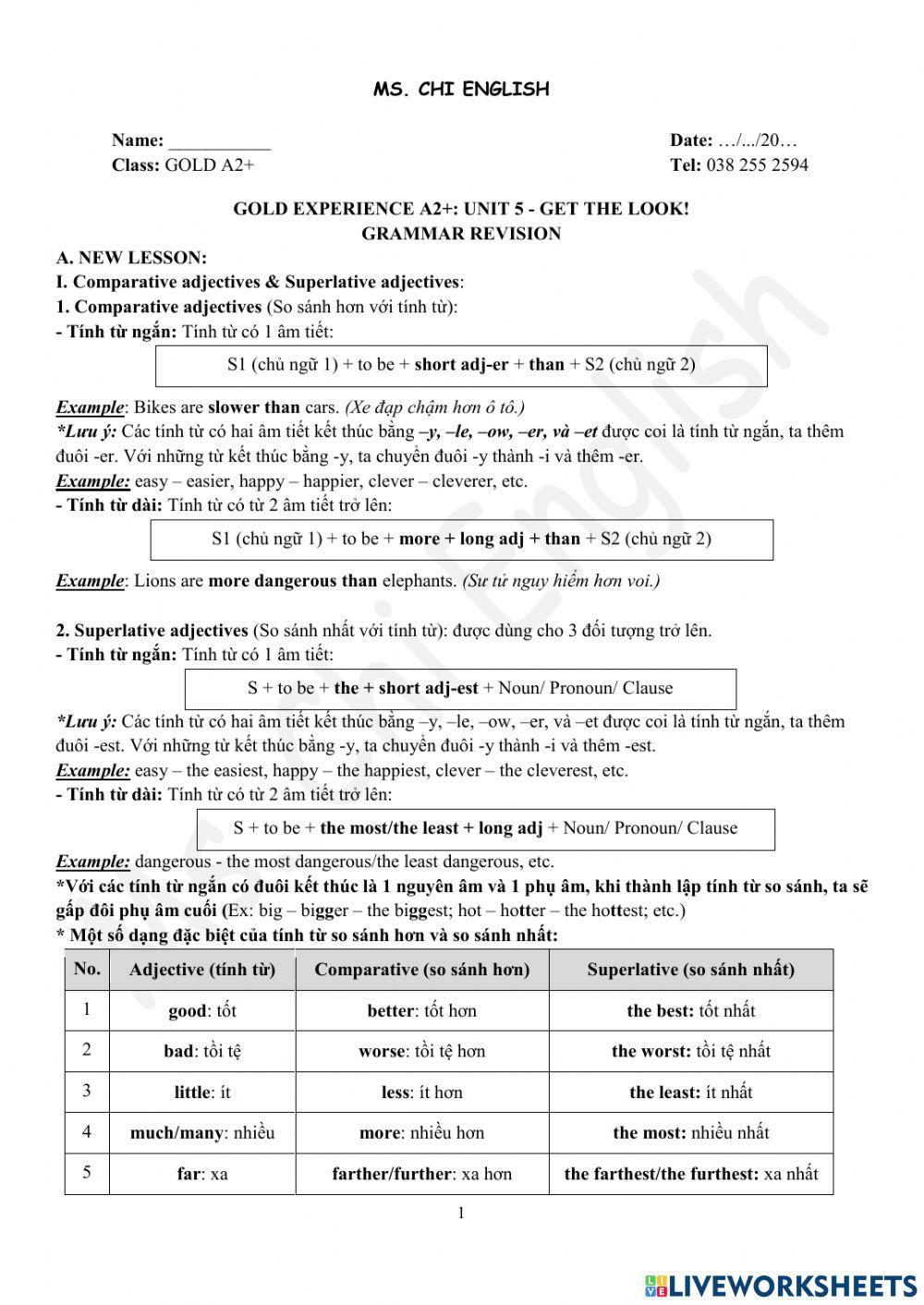 Viet Teacher-GOLDA2+-U5-GRAMMAR