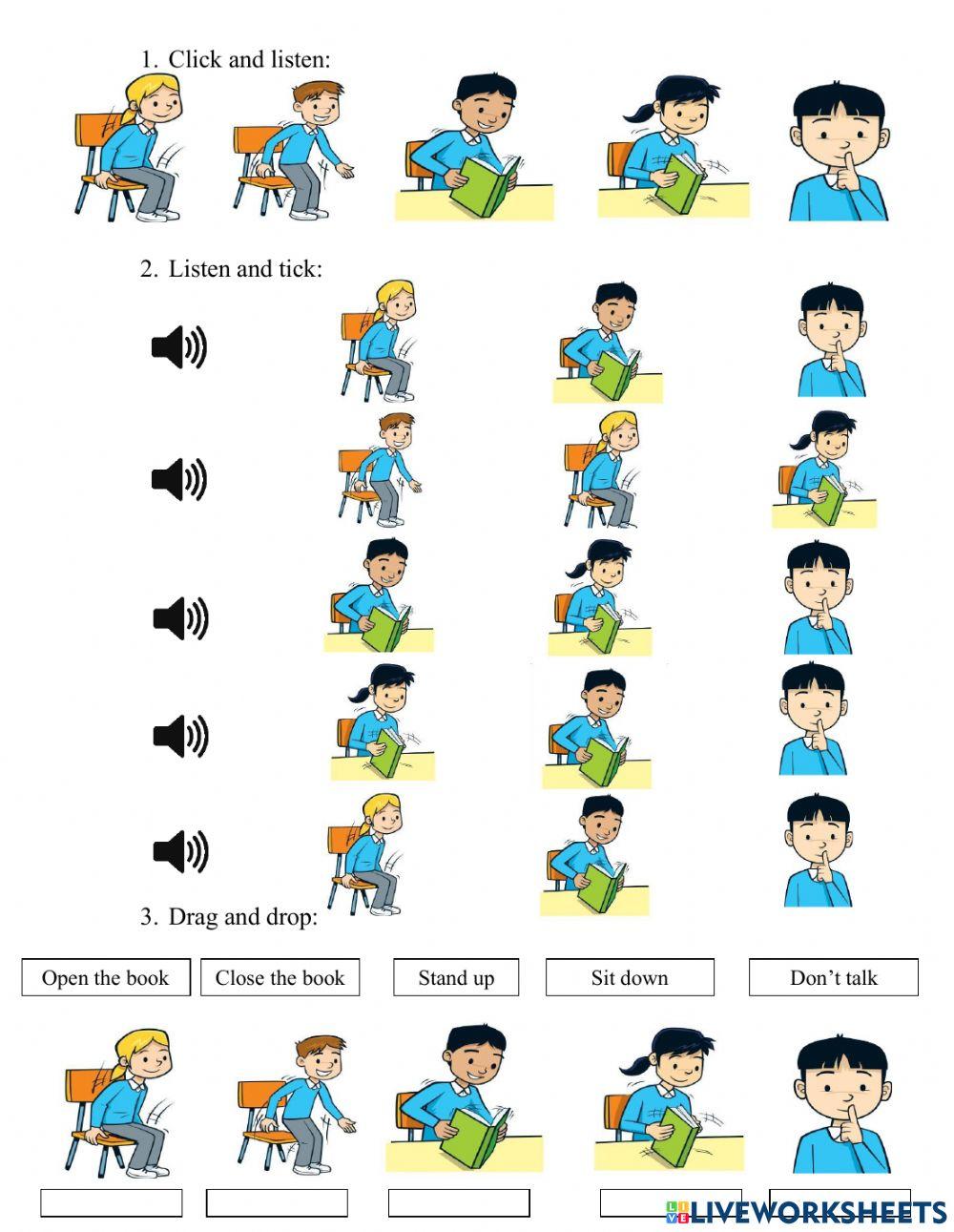 Family and friends 3. National. Classroom action