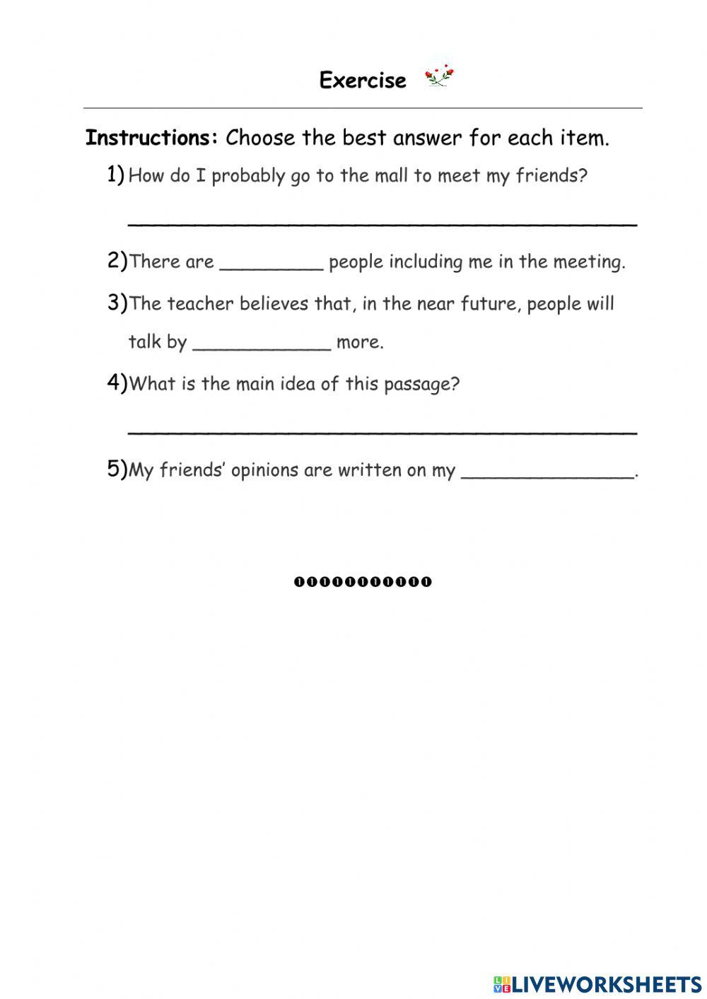 M6 Ex06 Globalization in the Near Future