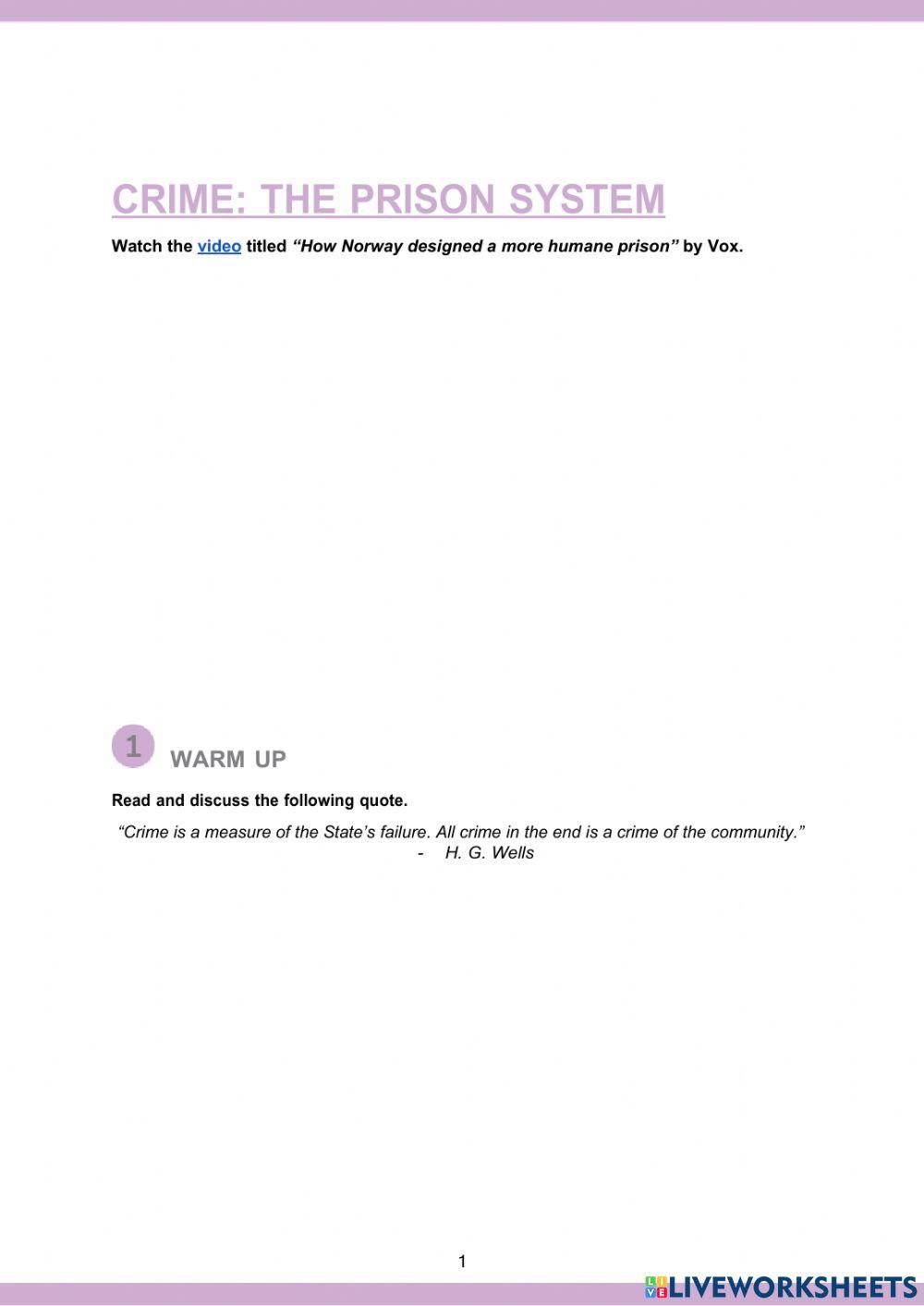 Crime - vocabulary C1