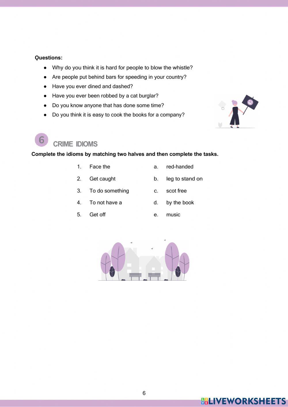 Crime - vocabulary C1